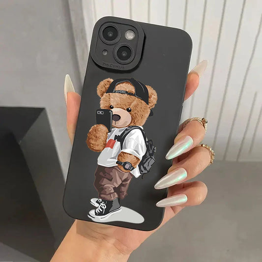 Bear Graphic Phone Case