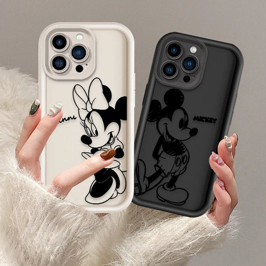 Disney Mickey Minnie Mouse Fashion Fall Shockproof Case