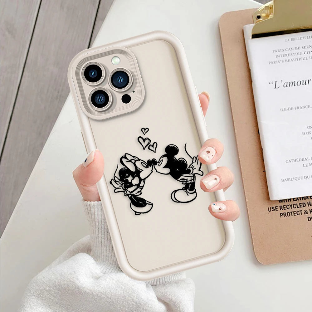 Disney Mickey Minnie Mouse Fashion Fall Shockproof Case