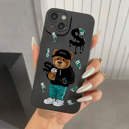 Bear Graphic Phone Case