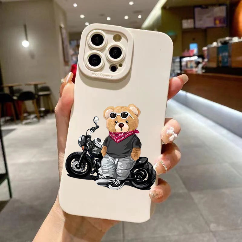 Bear Graphic Phone Case