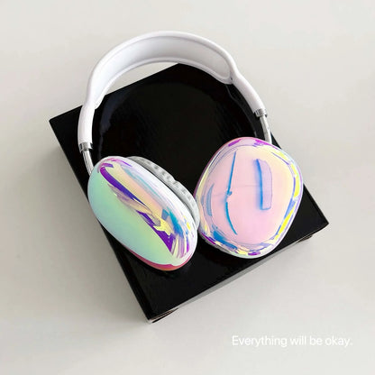 Shiny laser imd earphone case