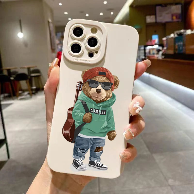 Bear Graphic Phone Case