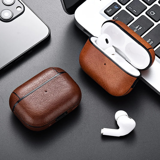 Leather Business Earphone Case