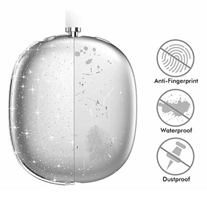 Glitter Sparkle Clear TPU Airpods Max case protective cover